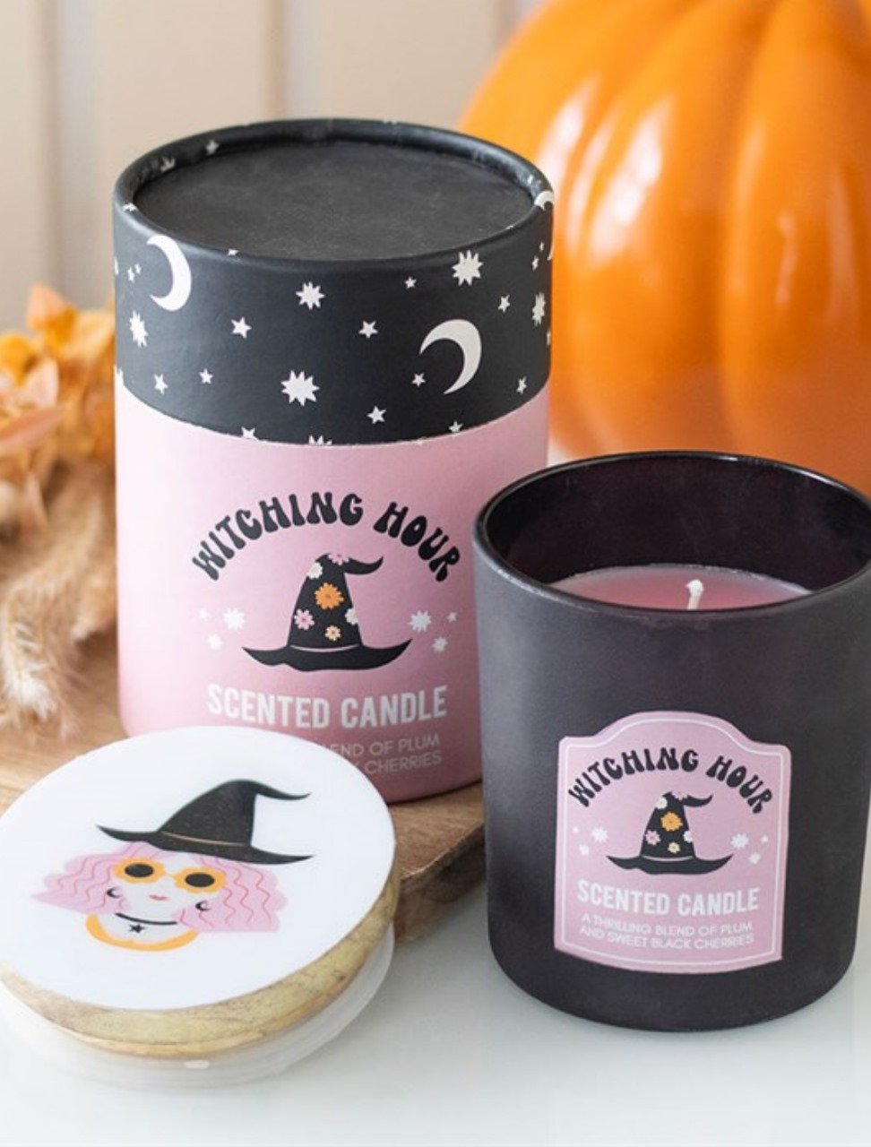 Witching Hour Gothic Candle – Plum & Black Cherry Fragrance