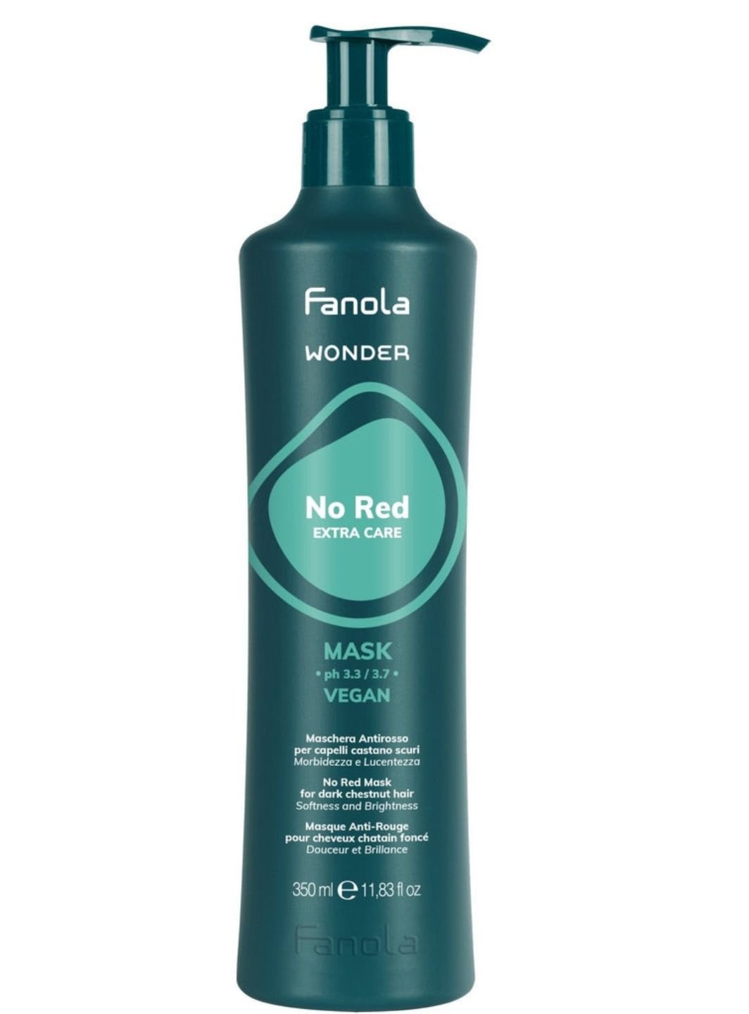 Fanola Wonder No Red Extra Care Toning Mask For Hair 350ml