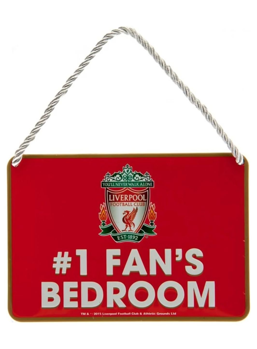 BB Sports Liverpool FC No.1 Fan's Bedroom Signs & Plaques